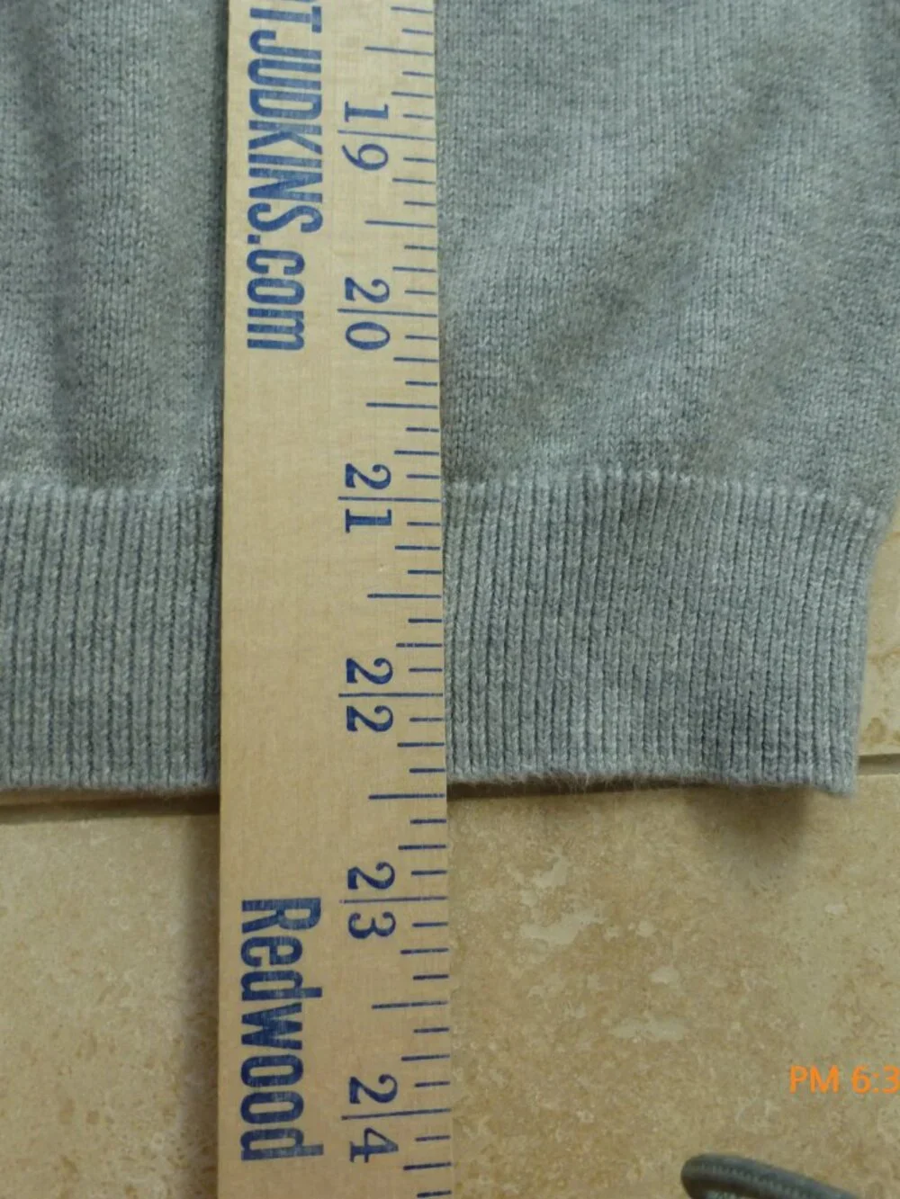 IZOD Gray Argyle Cotton Crew Neck Sweater Women's Size Small Classic Preppy